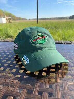 adidas Minnesota Wild NHL 100th Anniversary 1917-2017 Training Hat Green Adjusta